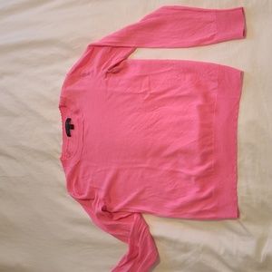 2 for $25  Merino wool candy pink summer weight sweater size M